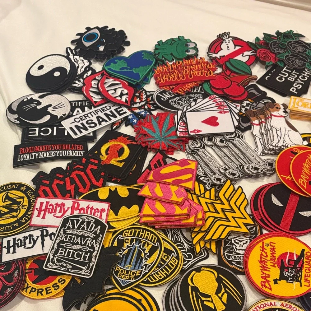 Mystery Bundle of 10 Assorted Iron-On Patches - Picture 2 of 5